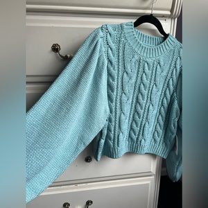Billabong baby blue sweater size small